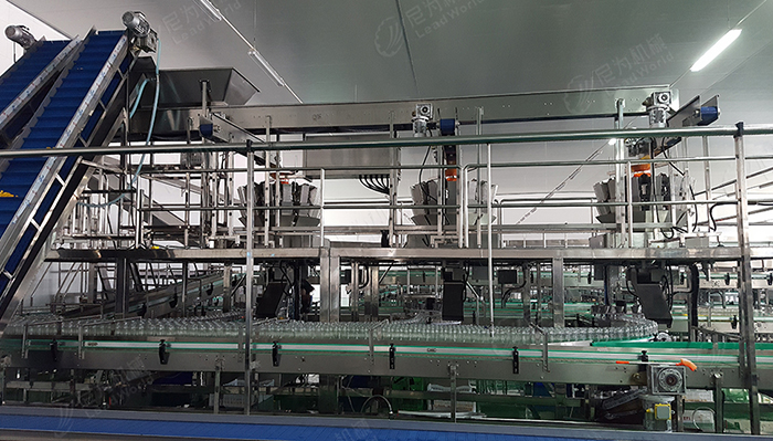 多頭秤自動固型物裝罐機(jī)